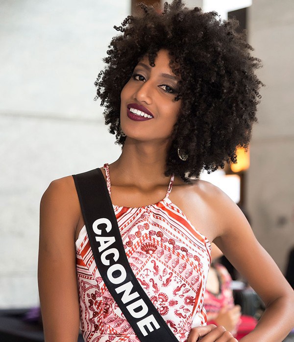 Miss São Paulo usou o cabelo natural durante o concurso (Foto: Divulgação)