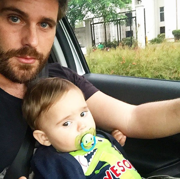 Thiago Gagliasso com o filho Gabriel (Foto: Reprodução / Instagram)