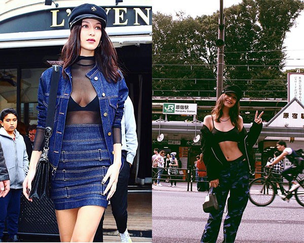 Mesmo o street style da modelo conta com elementos sexys (Foto: Reprodução/Instagram)